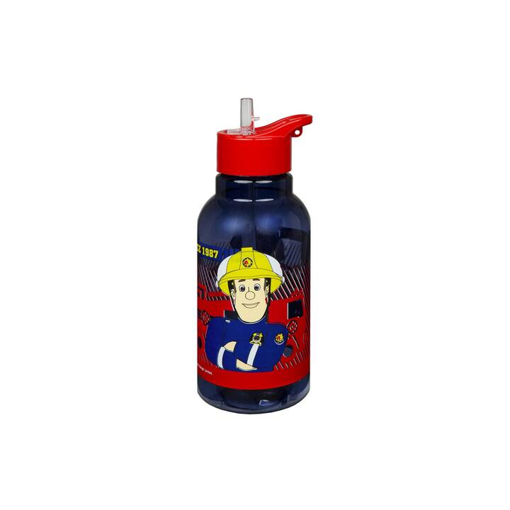 SCOOLI Kindertrinkflasche Sam (0.46 l, Dunkelblau, Rot, Mehrfarbig)