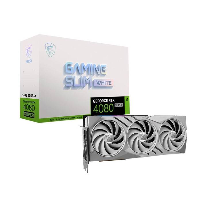MSI Gaming X Slim White Nvidia GeForce RTX 4080 Super (16 Go)