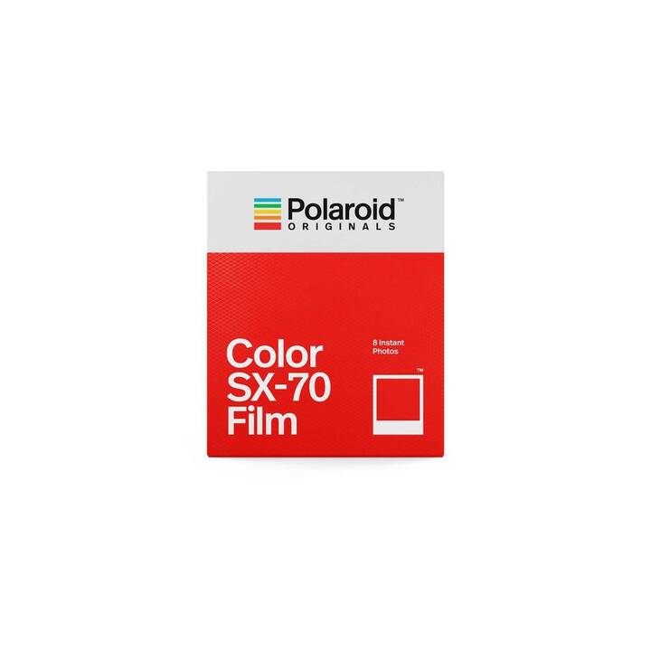 POLAROID Color SX‑70 - 8x Pellicule instantané (Polaroid SX-70, Blanc)