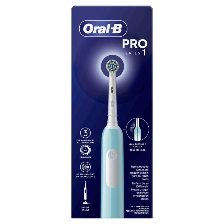 ORAL-B Pro 1 Cross Action Caribbean (Türkis, Weiss)