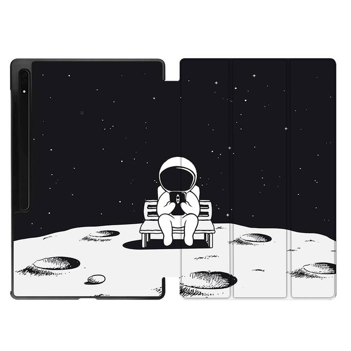 EG cover per Samsung Galaxy Tab S8 Ultra 14.6" (2022) - Nero - Astronauta
