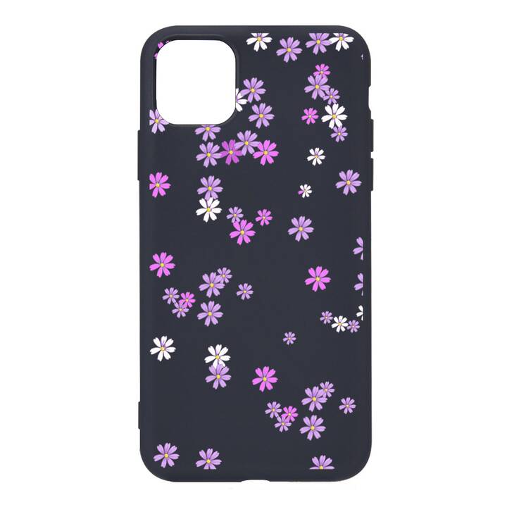 EG cover posteriore per iPhone 13 Mini 5.4" (2021) - nero - fiori