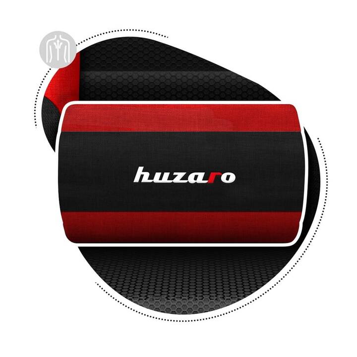 HUZARO Cuscino per sedia HZ-Ranger 6.0 (Nero, Rosso)
