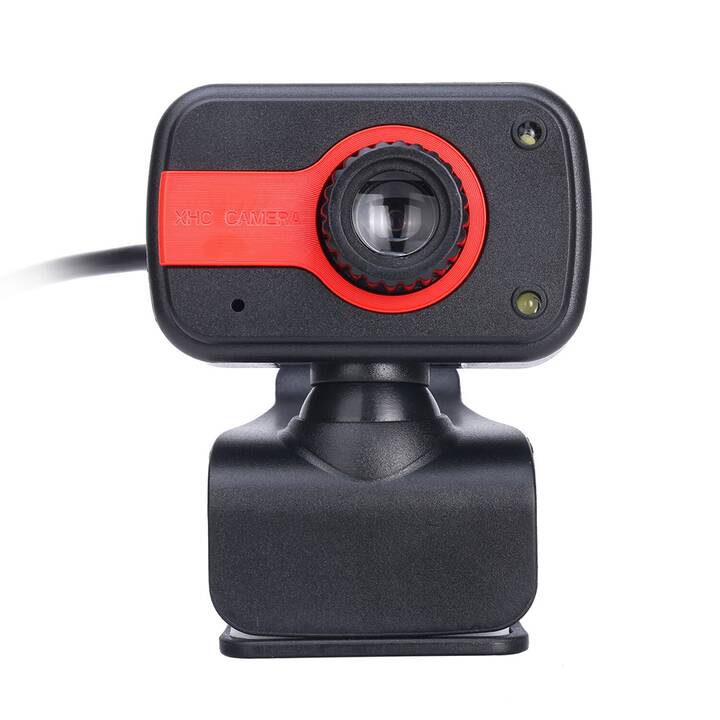 EG Webcam (640 x 480, Schwarz, Rot)