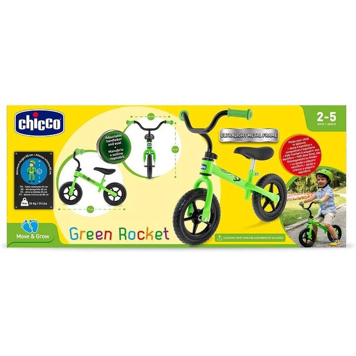 CHICCO Bici senza pedali Rocket (Verde chiaro) - Interdiscount