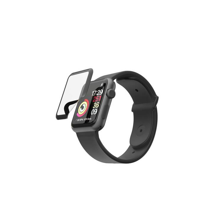 HAMA Hiflex Apple Watch 4/5/6/SE, 40 mm Schutzfolie (Apple Watch 40 mm, Transparent)