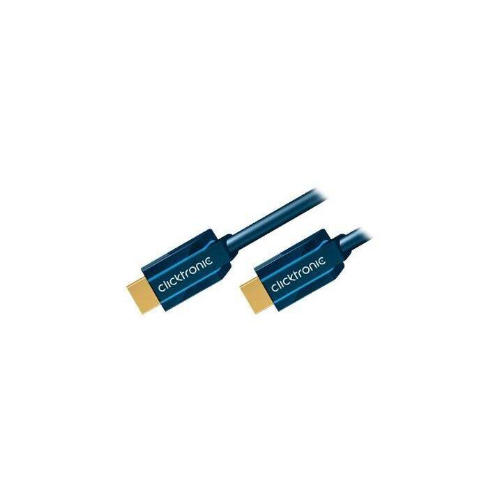 CLICKTRONIC Cavo di giunzione (HDMI Tipo-A, 5 m)