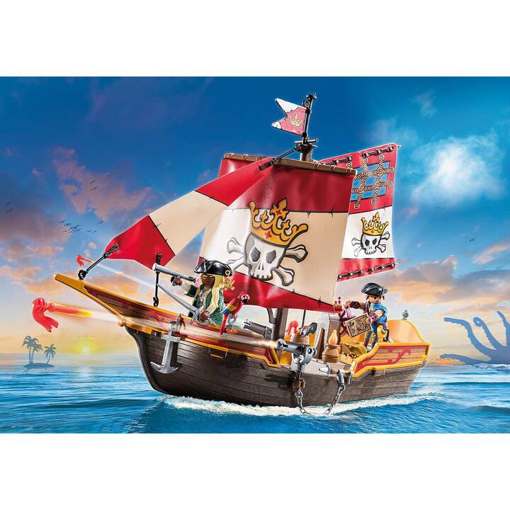 PLAYMOBIL Pirates Petit bateau pirate (71418) - Interdiscount