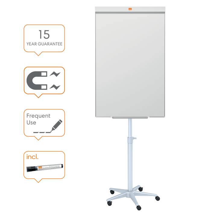 NOBO Lavagna a fogli mobili (700 mm x 1000 mm)