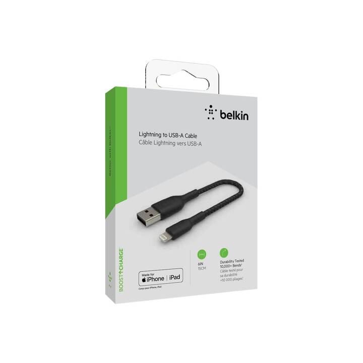 BELKIN CAA002BT0MBK Kabel (Lightning, USB 2.0 Typ-A, 15 cm)