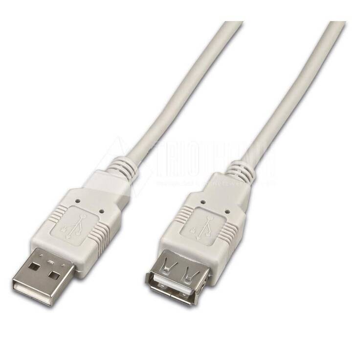 WIREWIN USB-Kabel (USB 2.0 Typ-A, USB 2.0, 0.3 m)