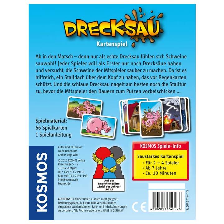 KOSMOS Drecksau Kartenspiel