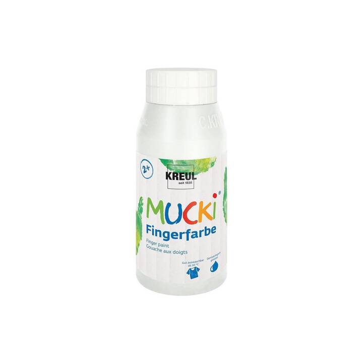 C. KREUL Fingerfarbe Mucki  (750 ml, Weiss)