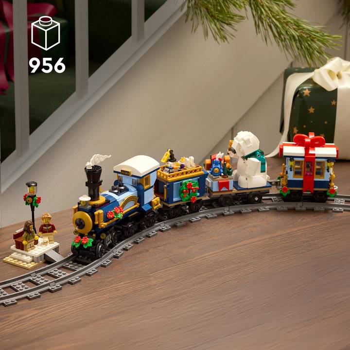 LEGO Icons Le Train de Noël (10361, Difficile à trouver) - Interdiscount