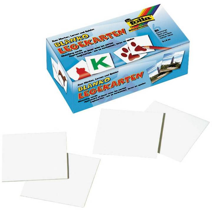 FOLIA Set di carta da costruzione (Bianco, 60 pezzo)