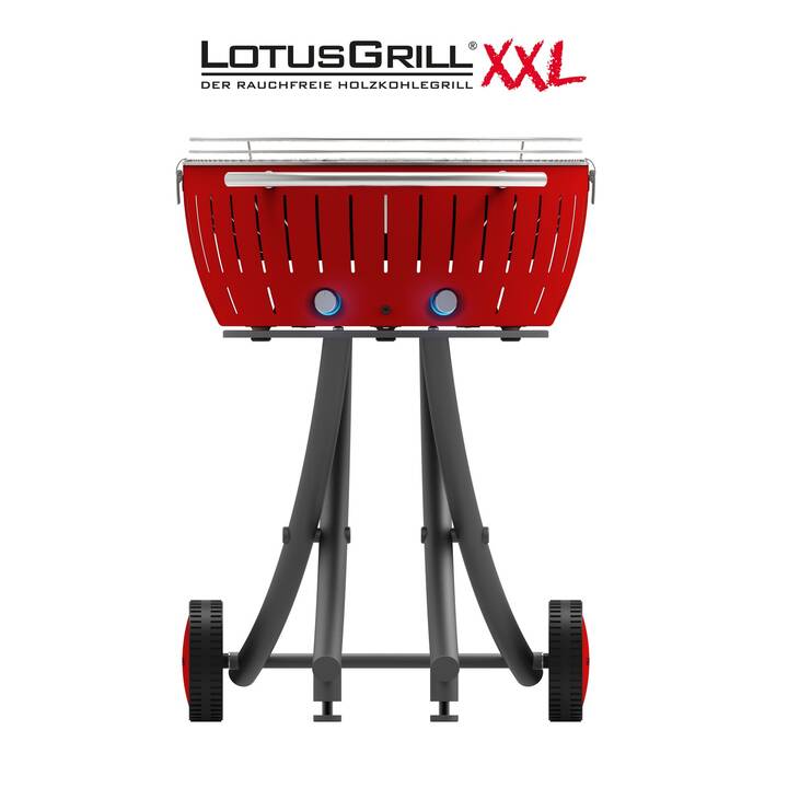LOTUSGRILL XXL Holzkohlegrill (Rot)