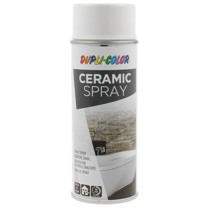 DUPLI-COLOR Spray colore Ceramic (400 ml, Bianco, Multicolore)