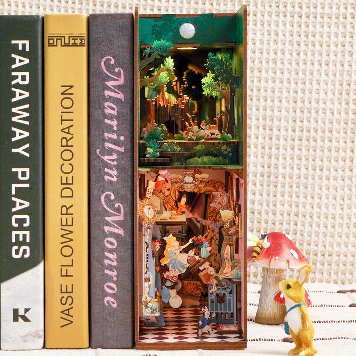 Alice Im Wunderland Puzzle – 1000 Teile, 50x75 Cm, Aus Hochwertigem Recycling-Holz, Mit Aufbewahrungsbeutel & Poster