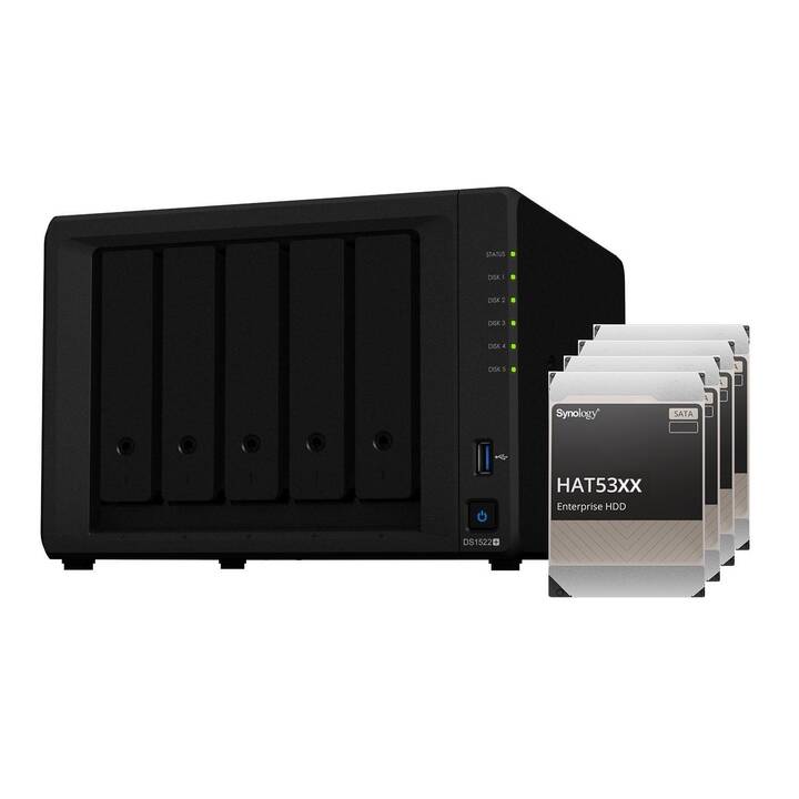 SYNOLOGY DiskStation DS1522 (5 x 12 GB)