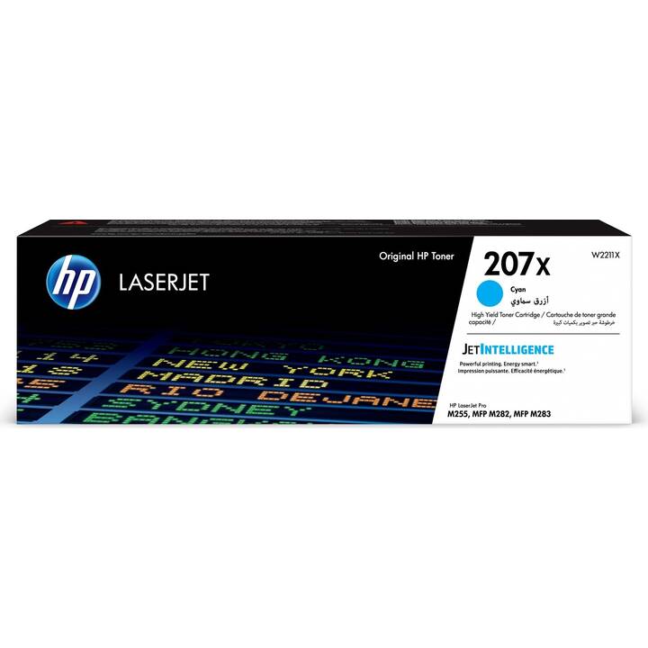 HP 207X (Cartouche individuelle, Cyan)