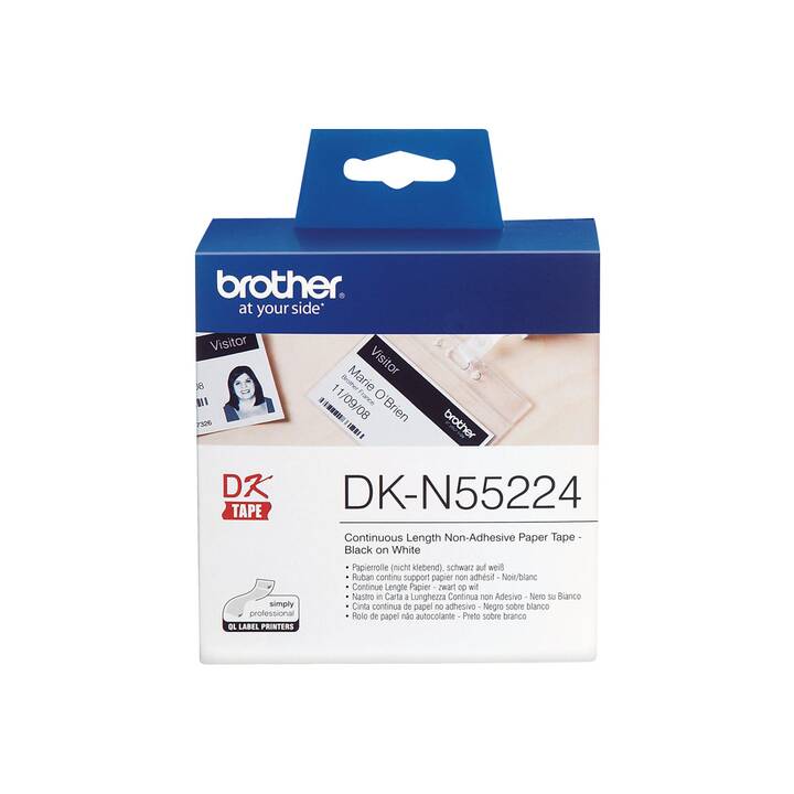 BROTHER Rouleau du papier thermique DKN55224 (54 mm x 30.5 m)