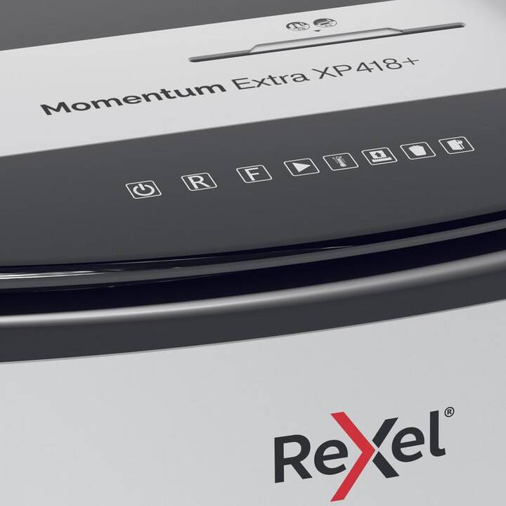 REXEL Aktenvernichter Momentum Extra XP418+ (Partikelschnitt)