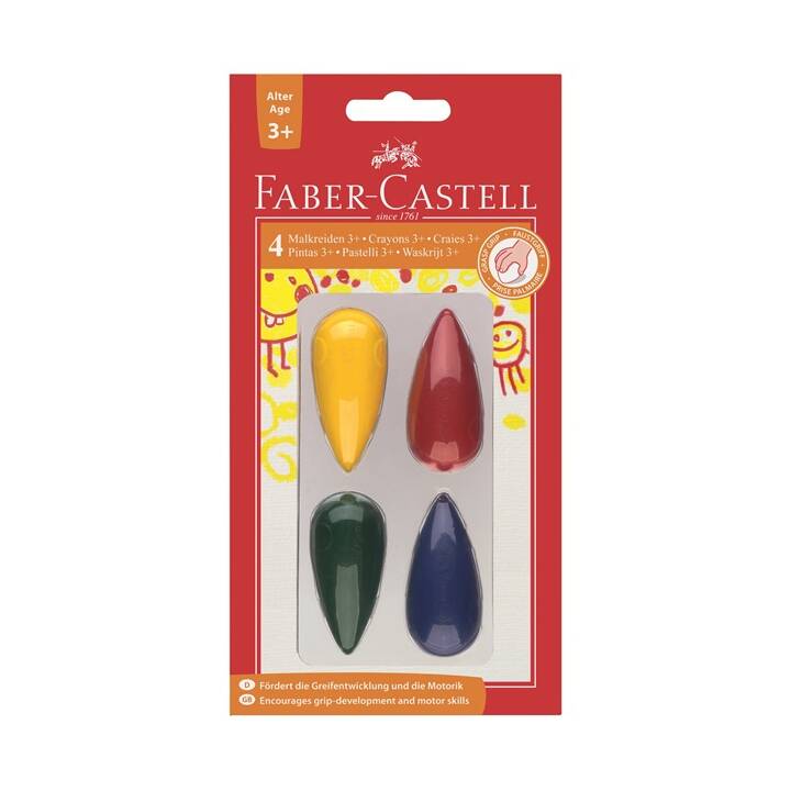 FABER-CASTELL Craie de cire (4 pièce)