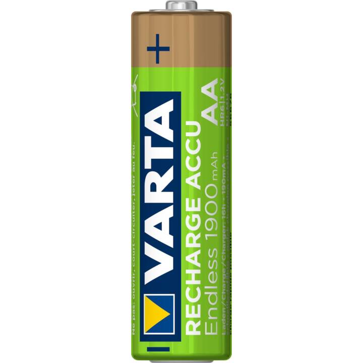 2 x Piles Rechargeable Endless VARTA LR6 AA 1.2V