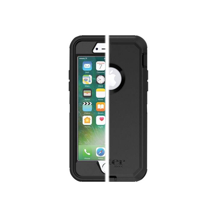 OTTERBOX Backcover Defender Series (iPhone 8, iPhone SE, iPhone 7, Unicolore, Noir)