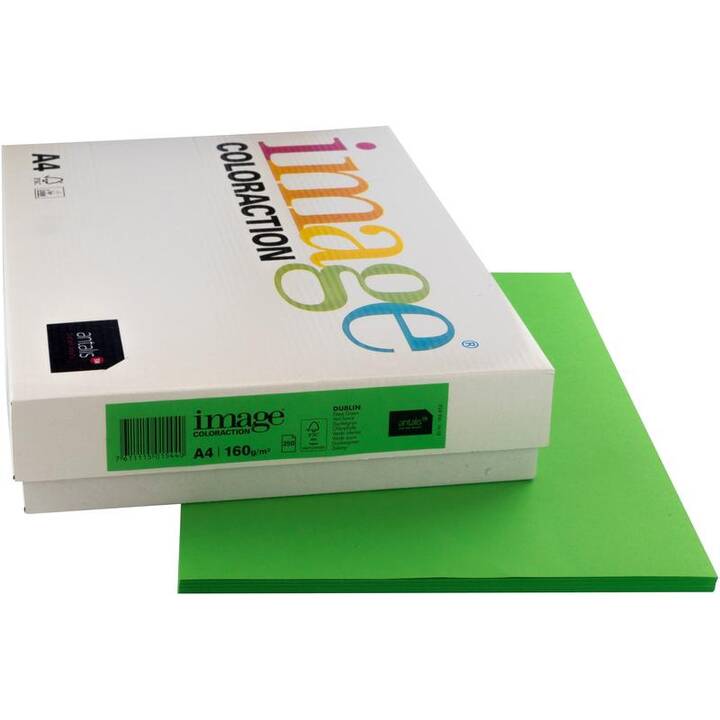 IMAGE Coloraction Farbiges Papier (250 Blatt, A4, 160 g/m2)
