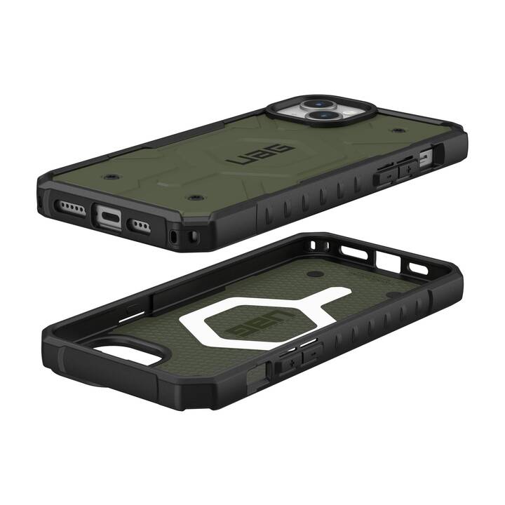 URBAN ARMOR GEAR Backcover (iPhone 15 Plus, Vert olive, Vert)