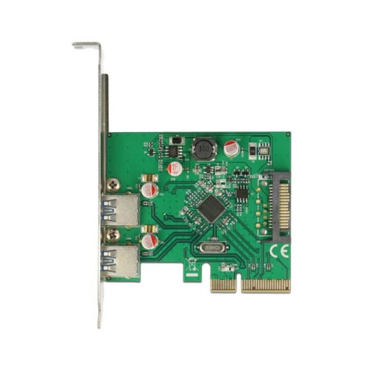 DELOCK Netzwerkadapterkarte (2 x USB A)
