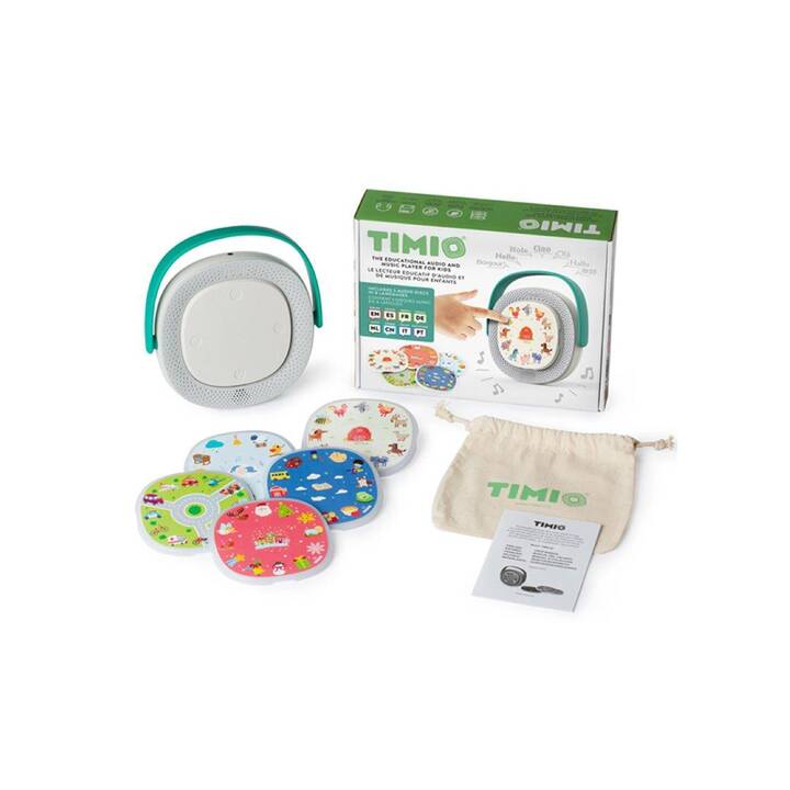 SOMBO Lecteur audio pour enfants Timio (EN, ES, FR, DE, NL, ZH, IT, PT)