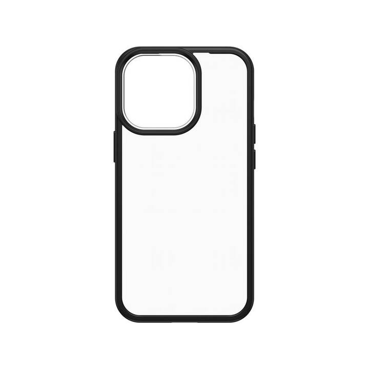 OTTERBOX Backcover React (iPhone 13 Pro, Transparente, Nero)