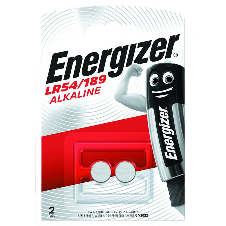 ENERGIZER LR1130 Batterie (LR54 / AG10 / V10GA, 2 pièce