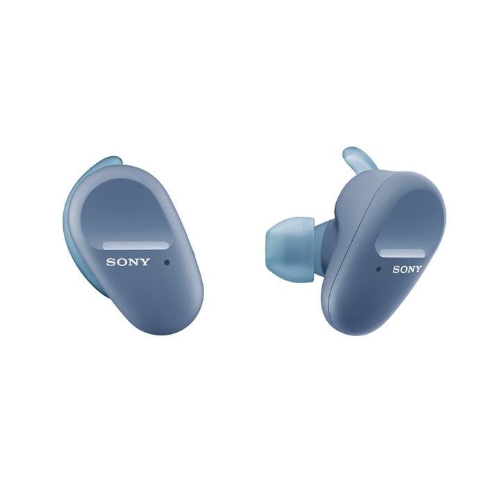 SONY WF-SP800N (In-Ear, Bluetooth 5.0, Blau)