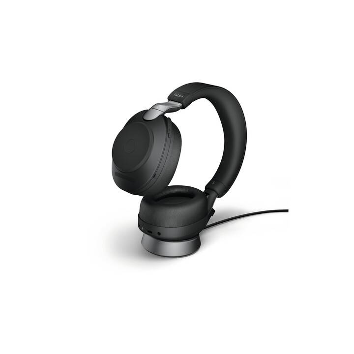JABRA Office Headset Evolve2 85 (Over-Ear, Kabel und Kabellos, Schwarz)