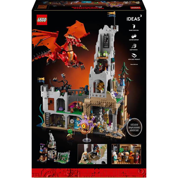 LEGO Ideas Dungeons & Dragons : L’histoire du dragon rouge (21348, Difficile à trouver)