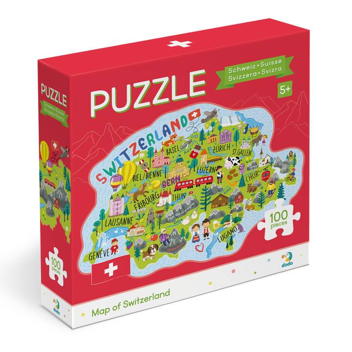 DODO Carta geografica Puzzle (100 x)