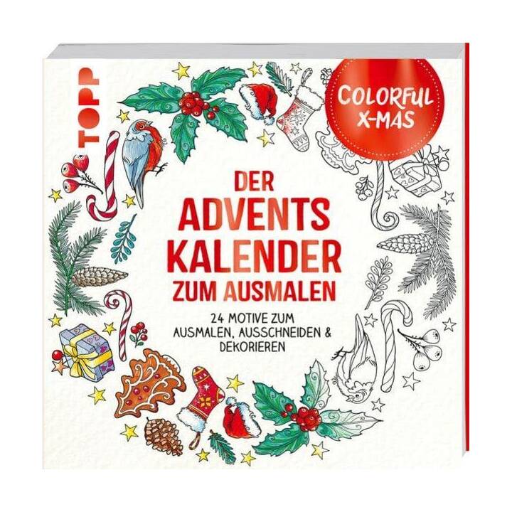 FRECH VERLAG Calandrier de l'avent créatif Colorful Christmas