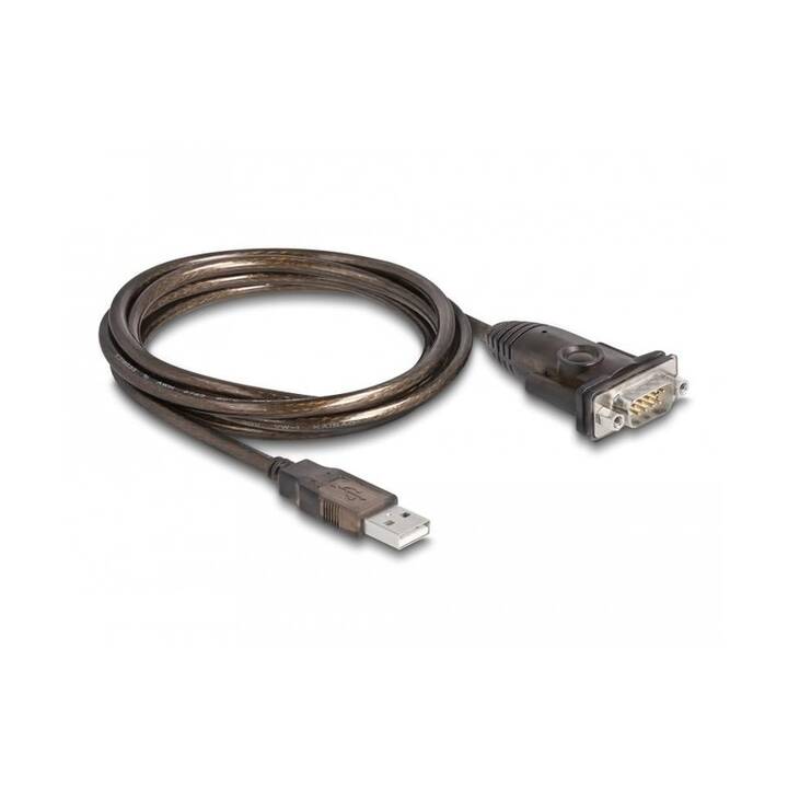 DELOCK Verbindungskabel (USB Typ-A, RS-232, 1.5 m)