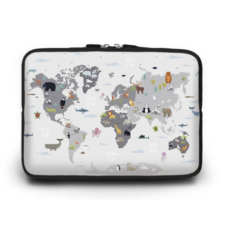 EG HUADO Custodia per Laptop per 15" - Mappa