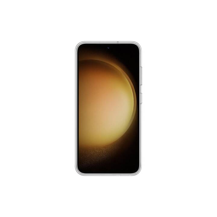 SAMSUNG Backcover Frame (Galaxy S23, transparente, Blanc)