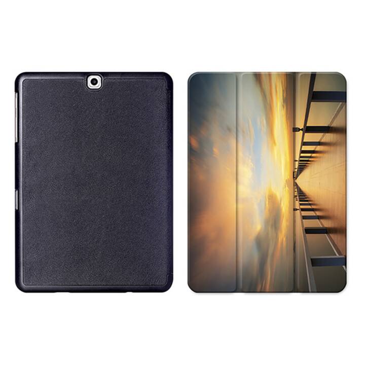 EG MTT Sacoche à comprimés avec housse pliable Smart pour Samsung Galaxy Tab S2 9.7" MTT - Sky