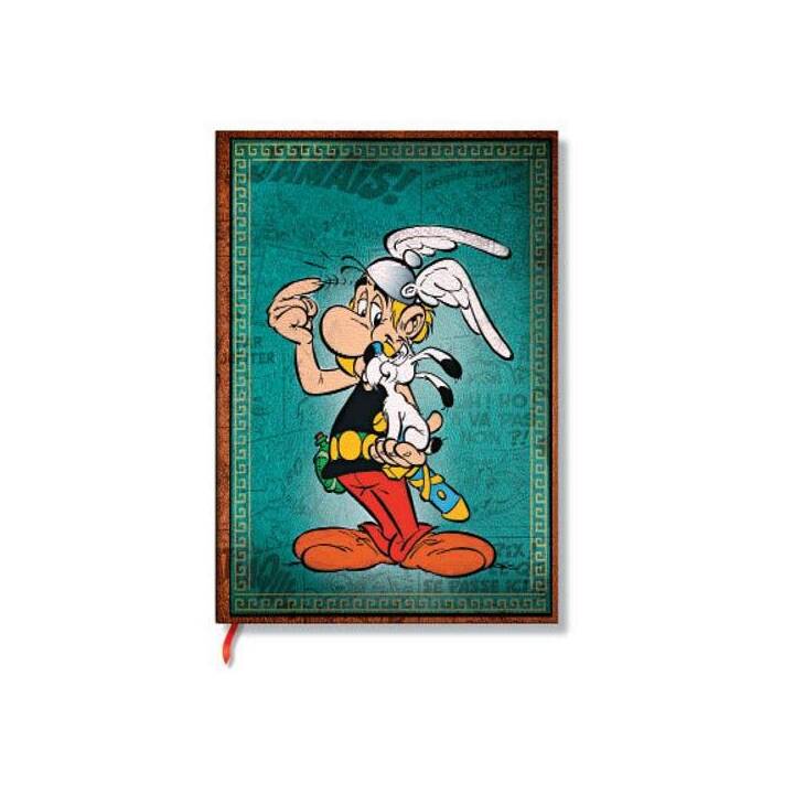 PAPERBLANKS Notizbuch Asterix Midi (12 cm x 18 cm, Liniert)