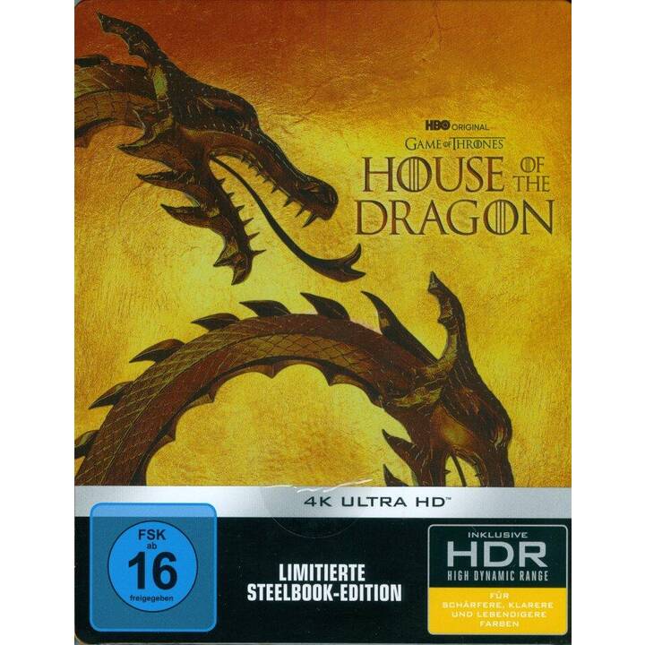 House of the Dragon (Game of Thrones) Staffel 1 (4K Ultra HD, Limited Edition, Steelbook, DE, EN, FR, ES)