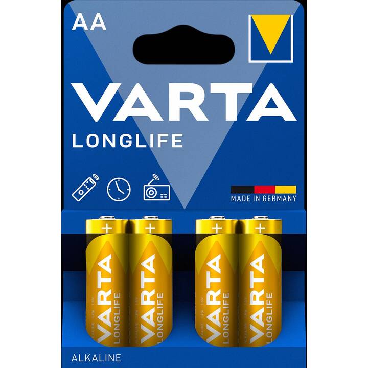 VARTA Batterie (AA / Mignon / LR6, 4 Stück)