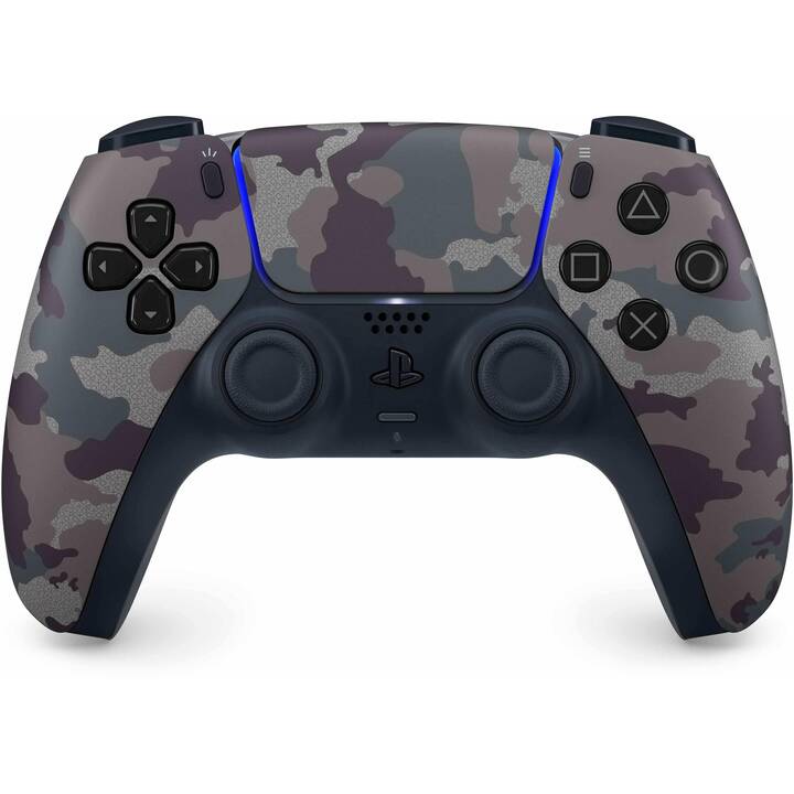 SONY DualSense Wireless-Controller Manette (Grey, Camouflage)