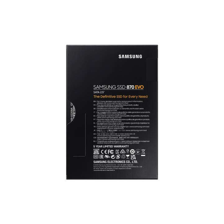 SAMSUNG SSD 870 EVO (SATA-III, 250 GB)