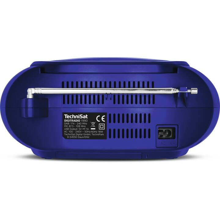 TECHNISAT DigitRadio 1990 Boombox (Blau)